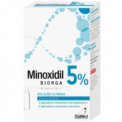 Minoxidil Biorga Solução cutânea 50 mg/ml Frasco - 3 un - 60 ml