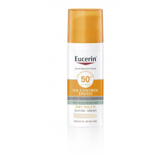 Eucerin Protetor Solar Face Oil Control Cor Clara FPS 50+ 50ml