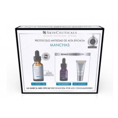 SkinCeuticals Protocolo Manchas - Phloretin 30ml +  H.A Intensifier 15ml+ Advanced Brightening UV Defense 15ml