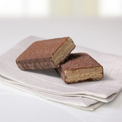 Prozis Pack 2x Zero Wafer Proteica, Baixa em Açúcares, Sabor Chocolate Preto 40gr