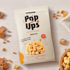 Prozis Pop-Ups - Pipocas Gourmet - Caramelo Salgado com Caramelo Extra 115gr