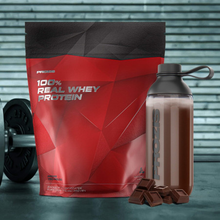 Prozis 100% Real Whey Protein Sabor Chocolate Preto 1000gr