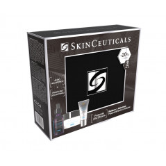 Skinceuticals Coffret HA Intensifier Multi-Glycan 30ml + A.G.E. Advanced Eye 15ml + Advanced Brightening UV Defense 15ml