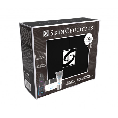 Skinceuticals Coffret HA Intensifier Multi-Glycan 30ml + A.G.E. Advanced Eye 15ml + Advanced Brightening UV Defense 15ml