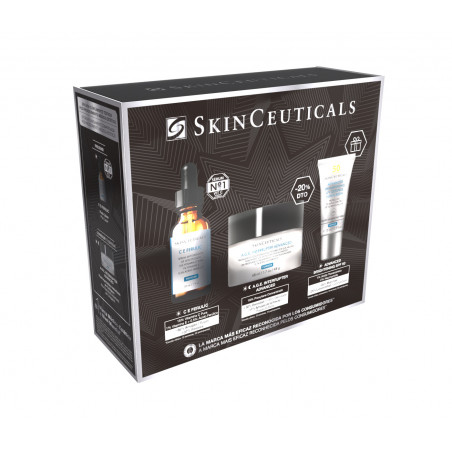 Skinceuticals Coffret CE Ferulic 30ml + A.G.E. Interrupter Advanced 48ml + Advanced Brightening UV Defense 15ml