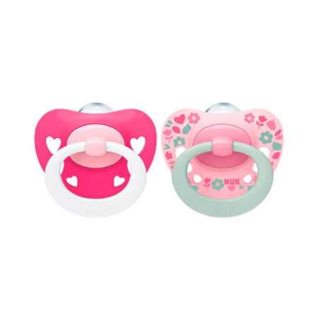 Nuk Chupeta Signature Silicone 6-18m 2 Uni