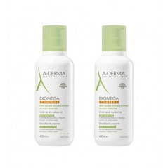 A-Derma Pack Exomega Control Creme Emoliente Antiprurido 2x400ml