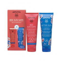 Apivita Pack Bee Sun Safe Protetor Solar Leite Corpo e Rosto SPF50 100ml + Pos Solar 100ml