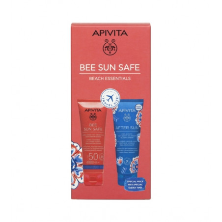 Apivita Pack Bee Sun Safe Protetor Solar Leite Corpo e Rosto SPF50 100ml + Pos Solar 100ml