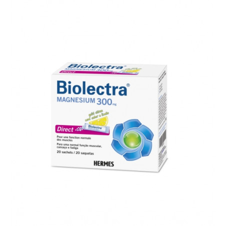 Biolectra Magnesium 300mg 20 Saquetas