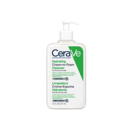 Cerave Creme Espuma Hidratante De Limpeza 473ml