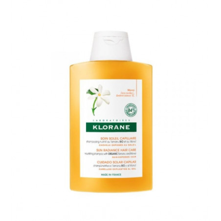 Klorane Monoï & Tamanu Shampoo Nutritivo Cabelo Danificado Pelo Sol 200ml