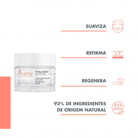 Avène HYALURON ACTIV B3 Creme Regenerador Antirrugas 50ml