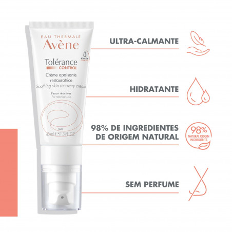 Avène TOLÉRANCE CONTROL Creme Pele Reativa 40ml