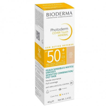 Bioderma Photoderm Cover Touch Mineral SPF50+ Muito Claro 40g
