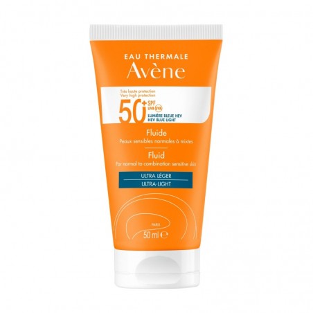 Avene  Protetor Solar Sun Sensitive Fluido Dry Touch PNM SPF50+ 50ml
