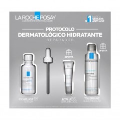La Roche Posay Cicaplast B5 Sérum 30ml + Hyalu B5 Sérum Olhos 5ml + Toleriane Água Micelar 50ml Coffret