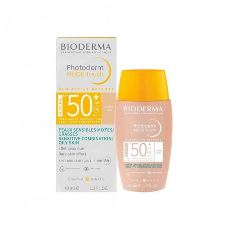 Bioderma Photoderm Nude Touch SPF50+ Claro 40ml