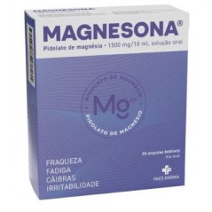 Magnesona Solução oral 1500 mg/10 ml Ampola - 20 un - 10 ml