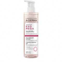 A-Derma Exomega Gel de Limpeza Facial Suavizante 200ml