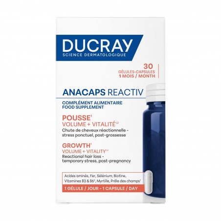 Ducray Anacaps Reactiv Anti-Queda 30 Cápsulas