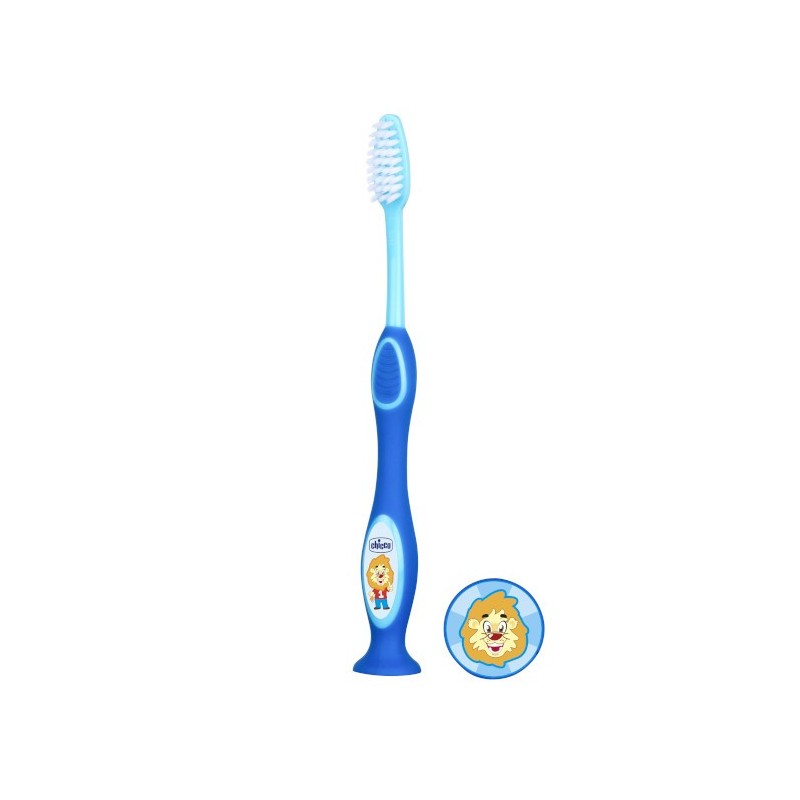 Chicco Escova de Dentes Azul 3-6 Anos
