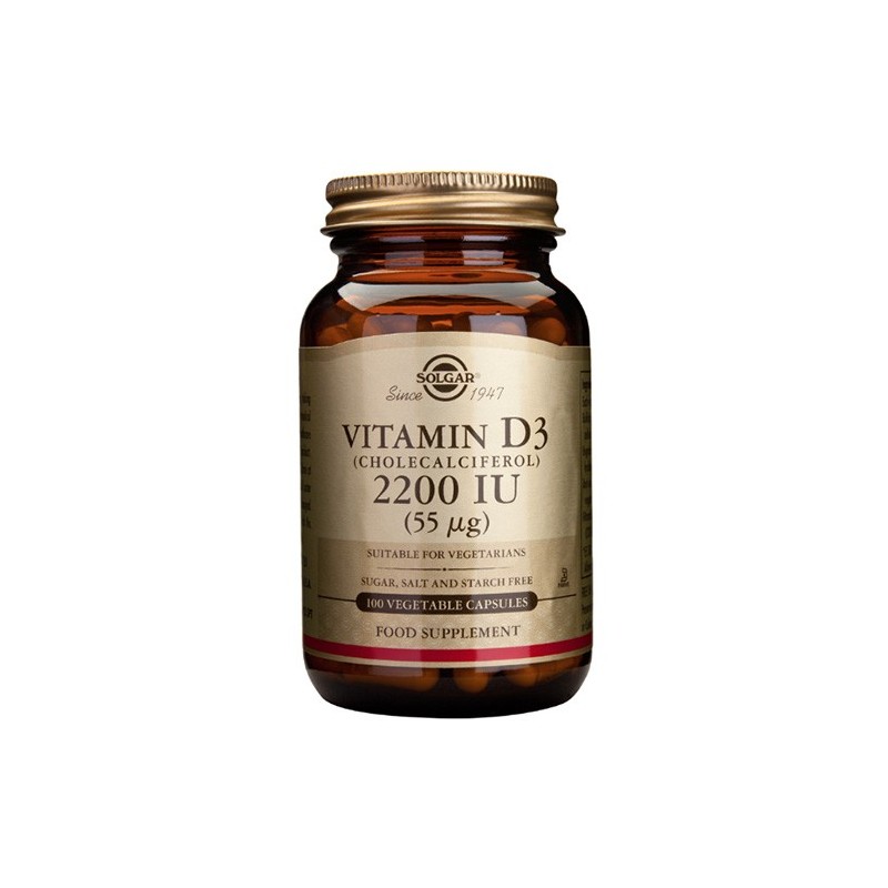 Solgar Vitamina D3 2200UI 100caps