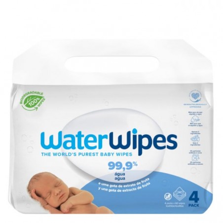WaterWipes Bio Kit Toalhitas para Bebé 4x60 Unidades