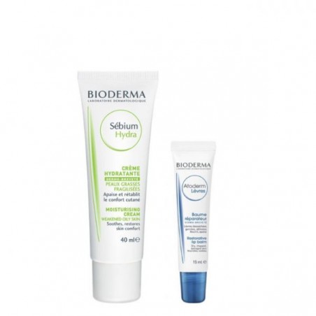 Bioderma Isokit Sébium Hydra Creme 40ml + Atoderm Bálsamo Labial 15ml