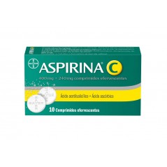 Aspirina C Comprimido efervescente 400 mg + 240 mg Fita termossoldada - 10 un