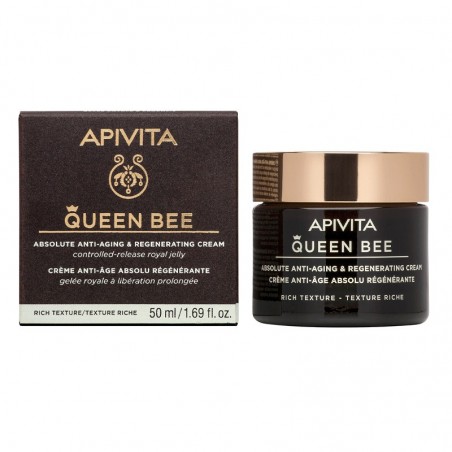 Apivita Queen Bee Holistic Creme Anti-Envelhecimento Textura Rica 50ml