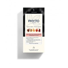 Phytocolor Kit 1 Preto - Leite Revelador 50ml + Creme Colorante 50ml