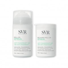 SVR Spirial Desodorizante Antitranspirante 48H Roll-On 50ml + Recarga 50ml