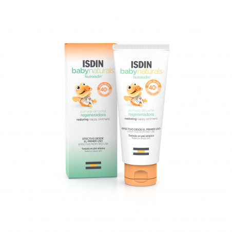 Isdin BabyNaturals ZN40 Pomada 50ML - Pomada regeneradora para a muda da fralda do bebé