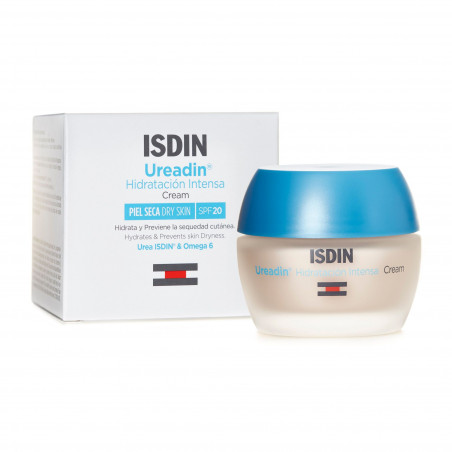 Isdin Ureadin Hidratação Intensa 50ML - Creme hidratante facial para pele seca